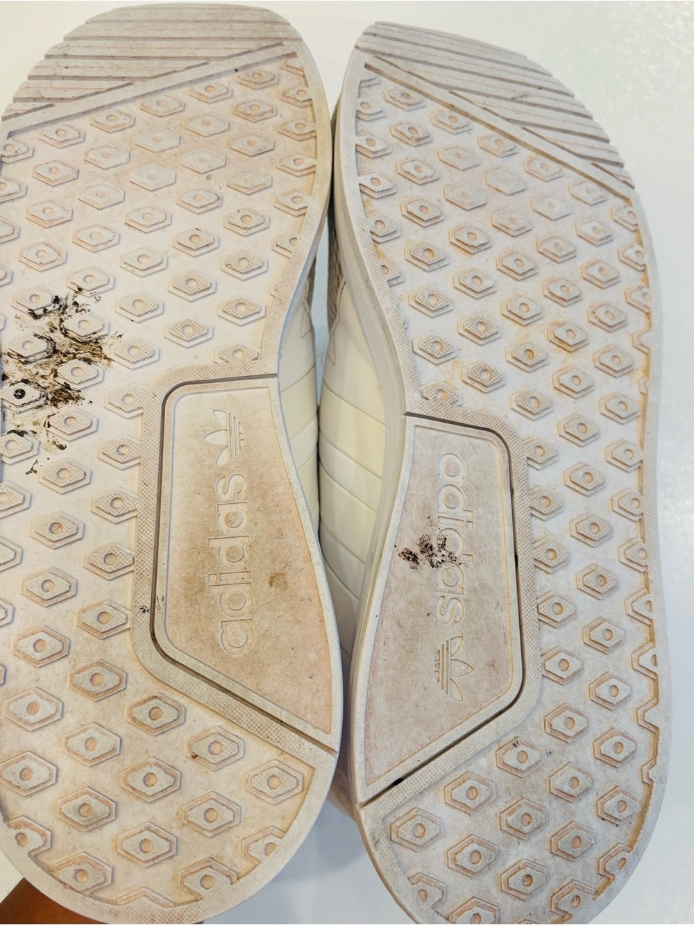 adidas Neutral Cream Mesh Running Sneakers size 11.5 - Picture 8 of 10